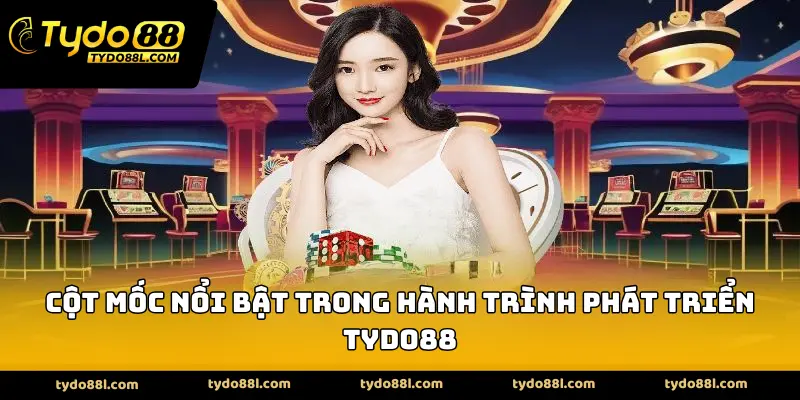 Cột mốc nổi bật trong hành trình phát triển TYDO88